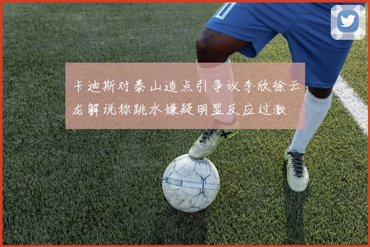 卡迪斯对泰山造点引争议李欣徐云龙解说称跳水嫌疑明显反应过激